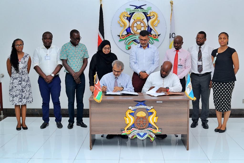 AKH,M MoU Signing with Dept. of Health County Govt. Mombasa